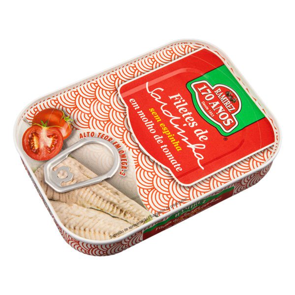 Filetes de Sardinha sem Espinha em Molho Rico de Tomate