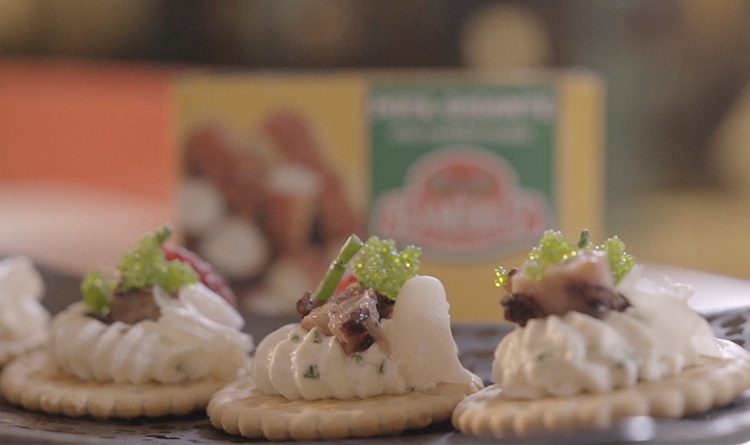 Ramirez Conservas | A mais antiga fábrica de conservas | Pota com queijo creme, cebolinho e gengibre