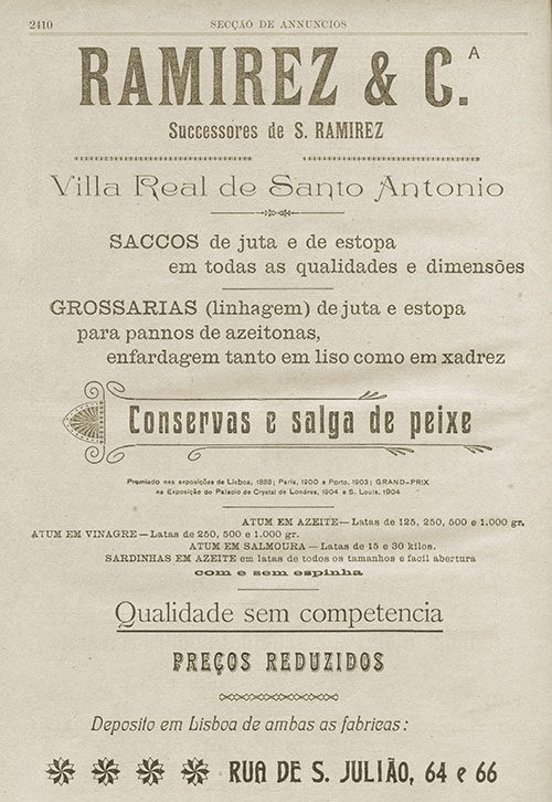 Ramirez Conservas | A mais antiga fábrica de conservas | Museu Virtual