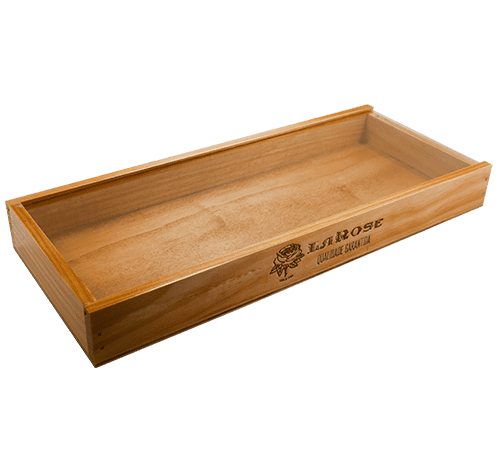 Caixa Presente La Rose Madeira - para 6 latas