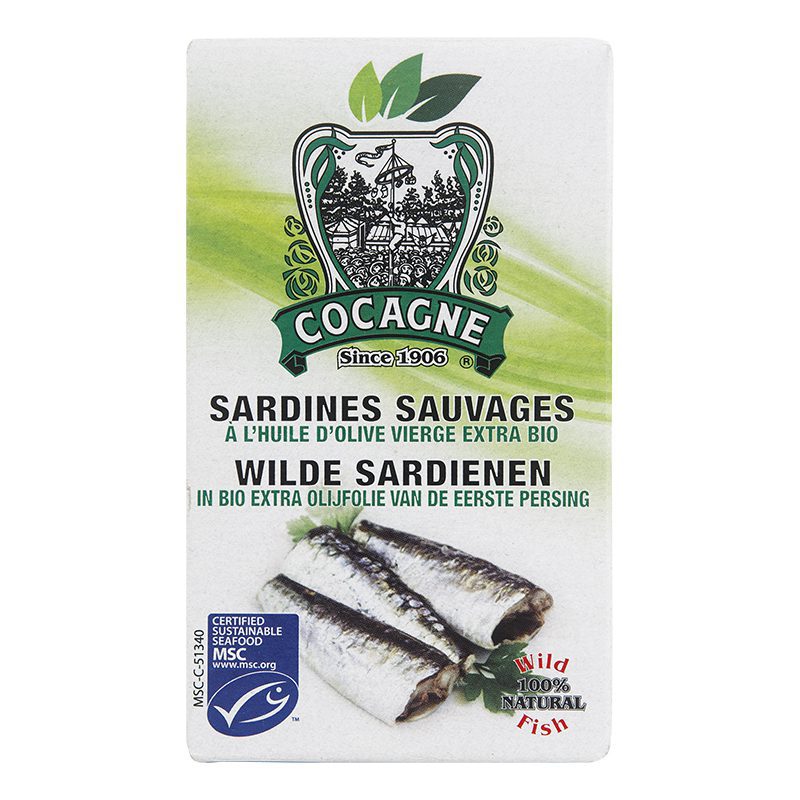 Sardinhas Selvagens em Azeite Extra Virgem BIO