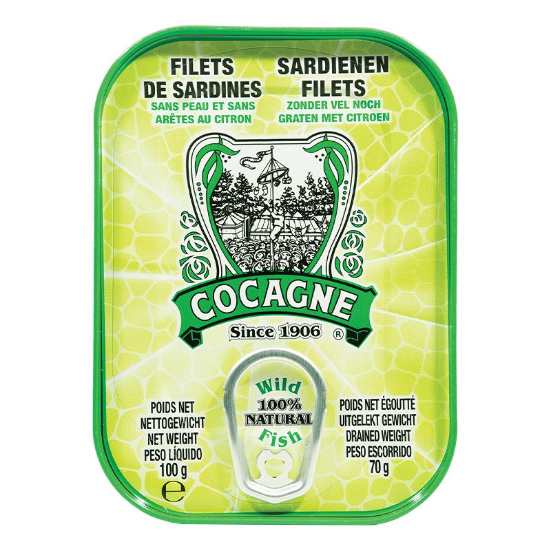 Filetes de Sardinha Sem Pele e Sem Espinha com Limão