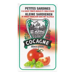 Petingas em azeite com tomate e manjericão