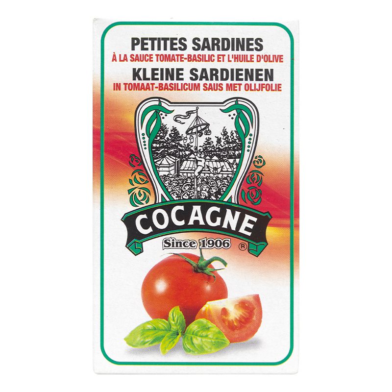 Petingas em azeite com tomate e manjericão