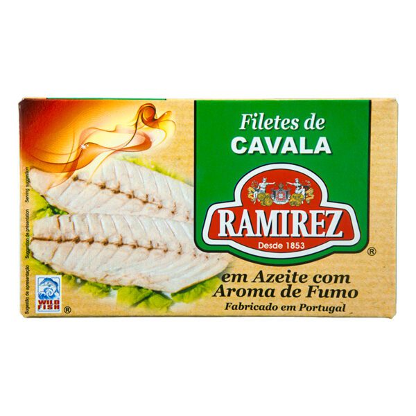 Filetes de cavala em azeite com aroma de fumo