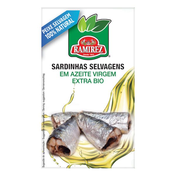 Sardinhas em Azeite Virgem Extra Bio